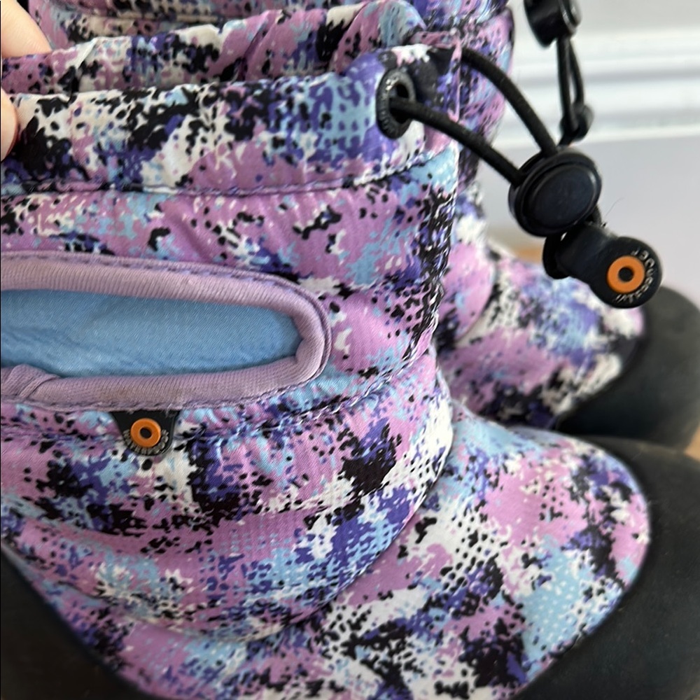 Bogs Purple and Black Rain & Snow Boots with Waterproof Fabric - Picture 3 of 9